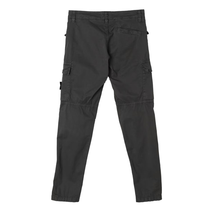 STONE ISLAND Pantaloni cargo antracite bambino