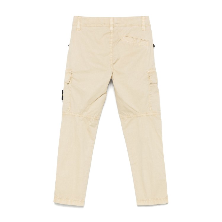 STONE ISLAND Pantaloni cargo sabbia bambino