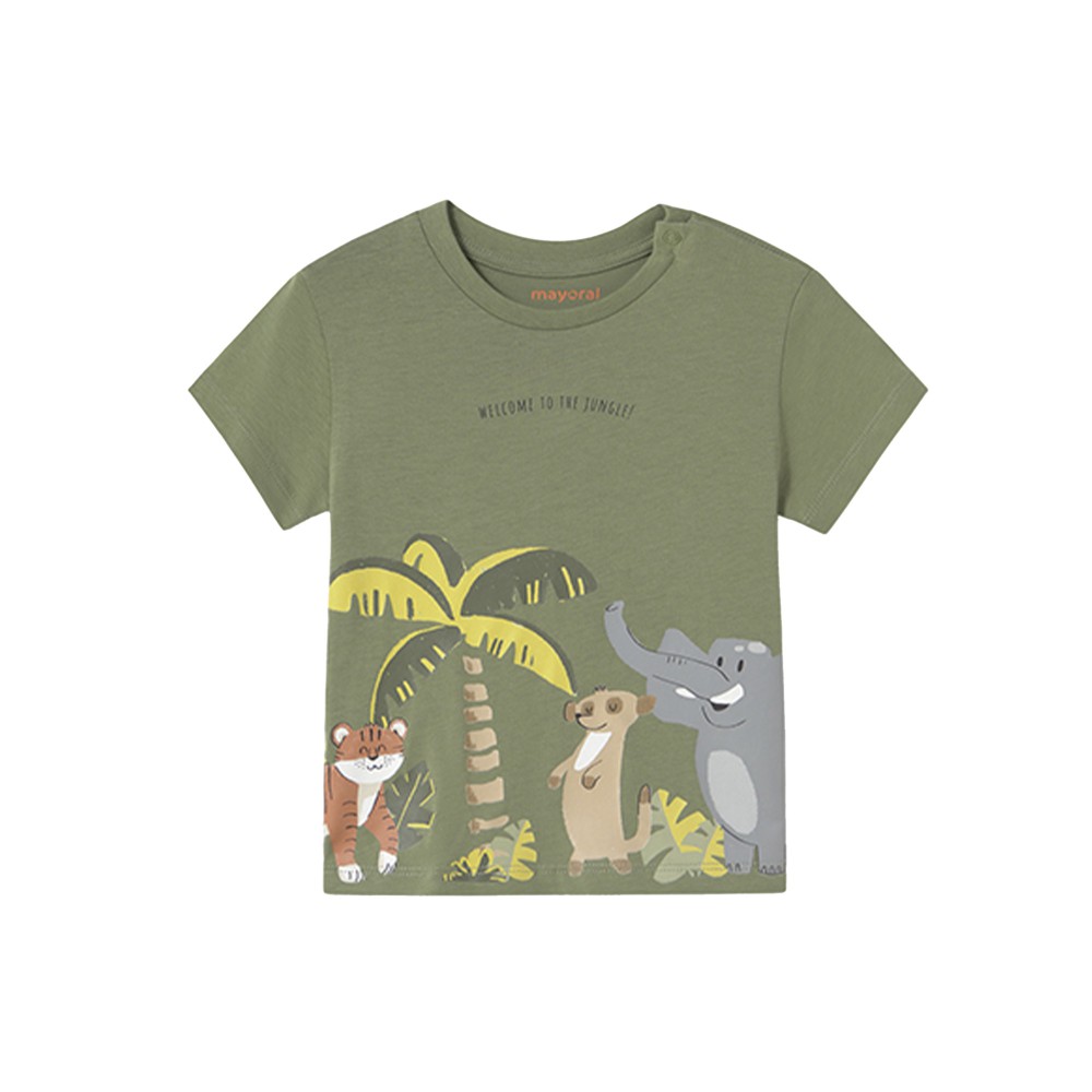 MAYORAL T-shirt verde con...