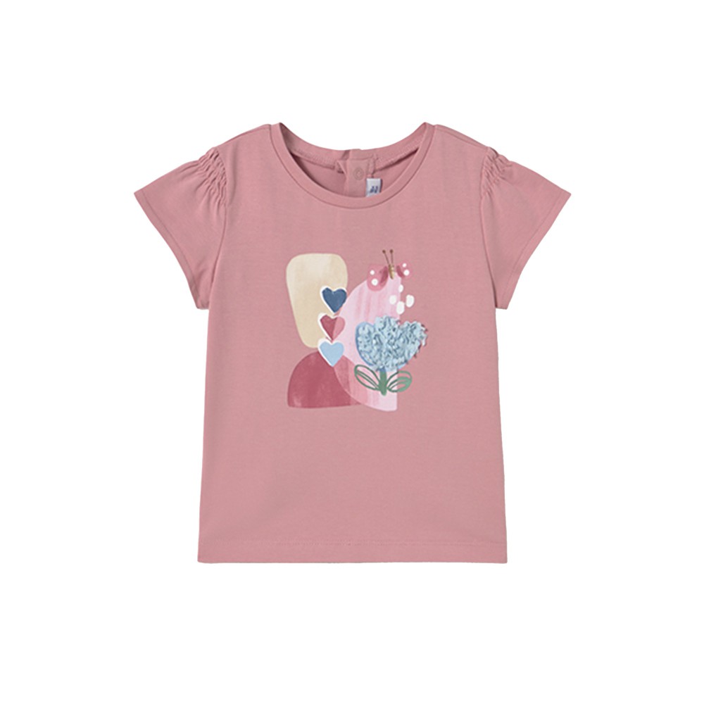 MAYORAL T-shirt rosa con...