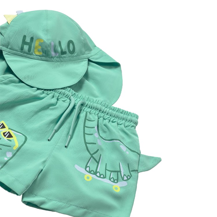 MAYORAL Costume verde con stampa e cappello neonato