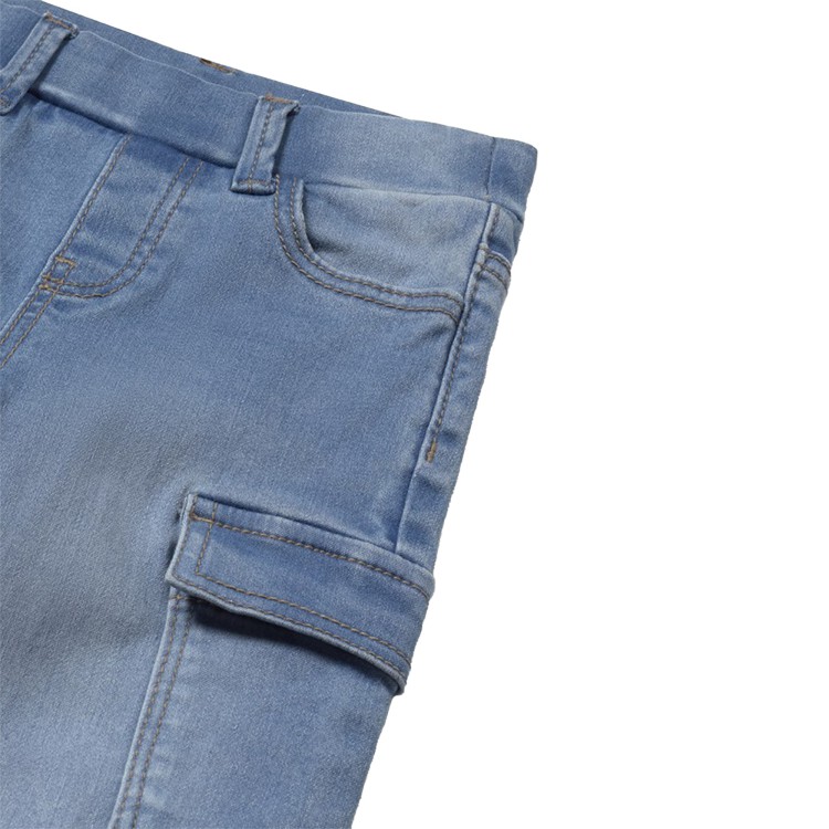 MAYORAL Jeans chiari slavati cargo neonato