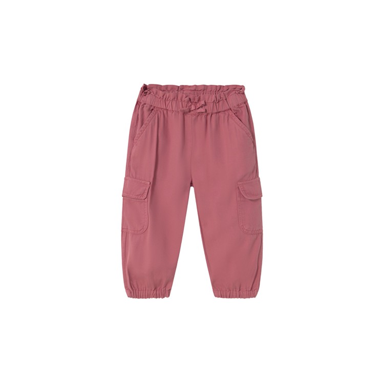 MAYORAL Pantalone rosa cargo elasticizzato neonata