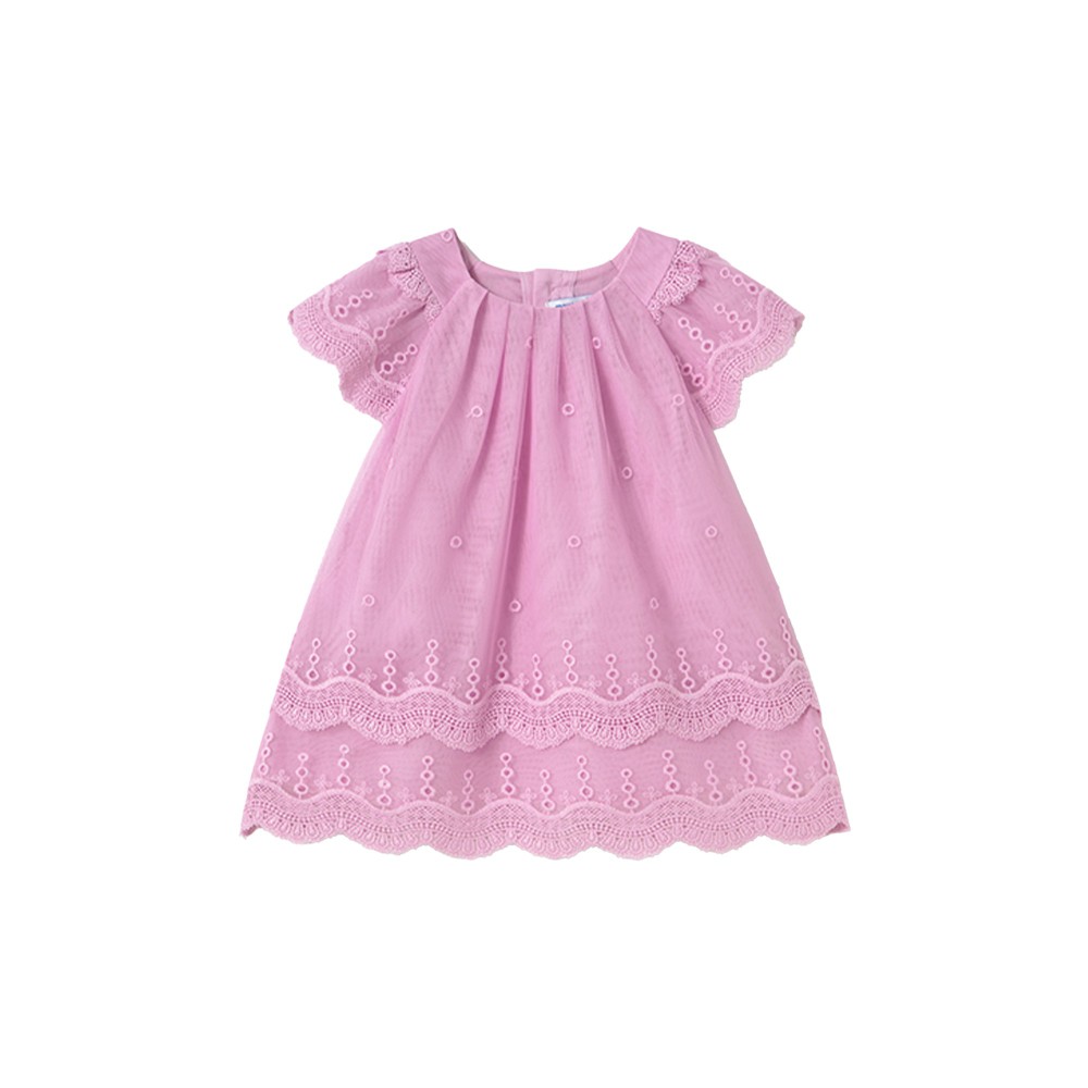 MAYORAL Abito rosa in tulle...