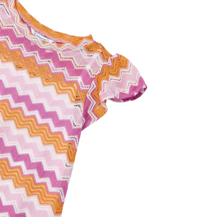 MAYORAL Abito in maglia multicolore bambina