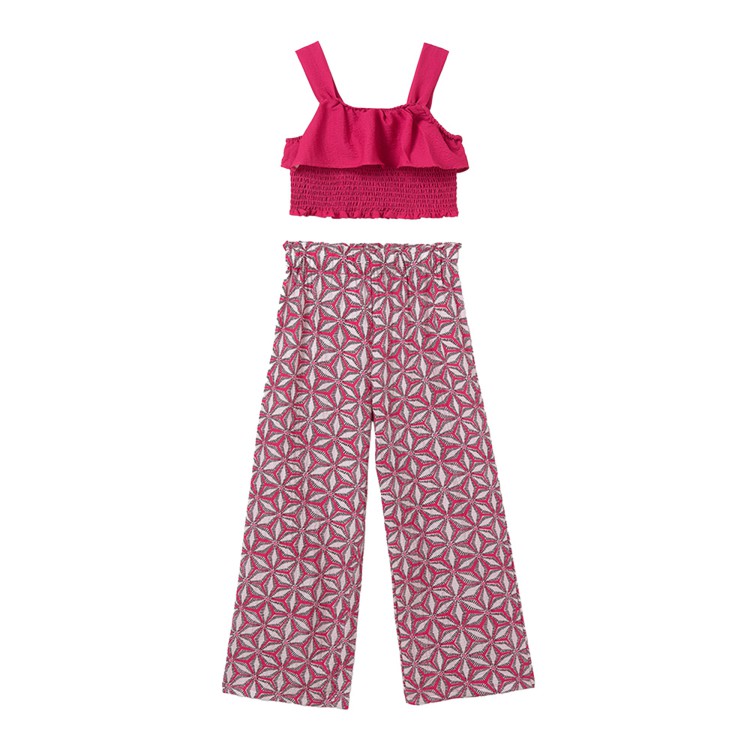 MAYORAL Completo due pezzi magenta bambina