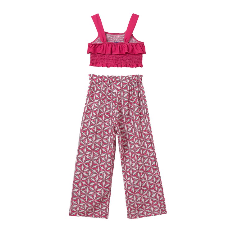 MAYORAL Completo due pezzi magenta bambina