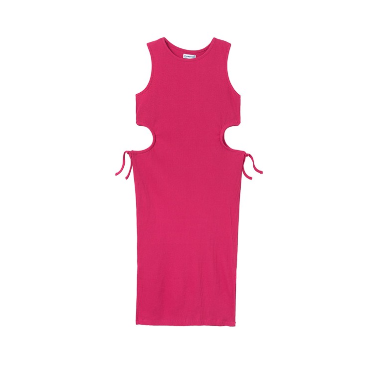 MAYORAL Abito fucsia con cut-out bambina