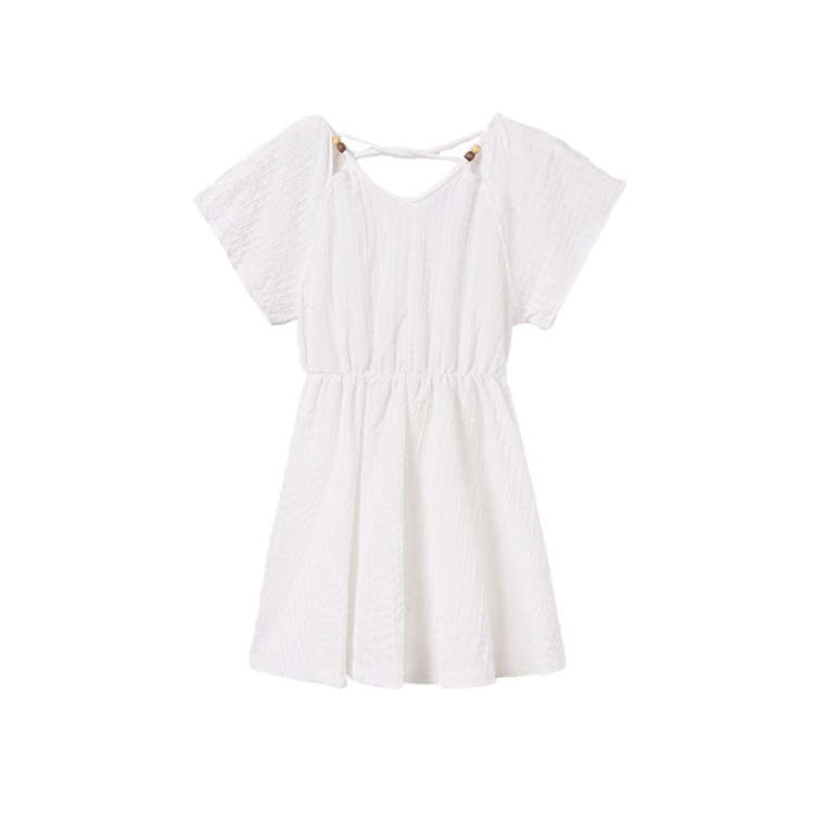 MAYORAL Abito bianco kaftan bambina