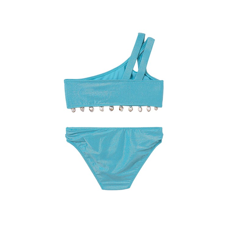 MAYORAL Bikini turchese con conghiglie bambina