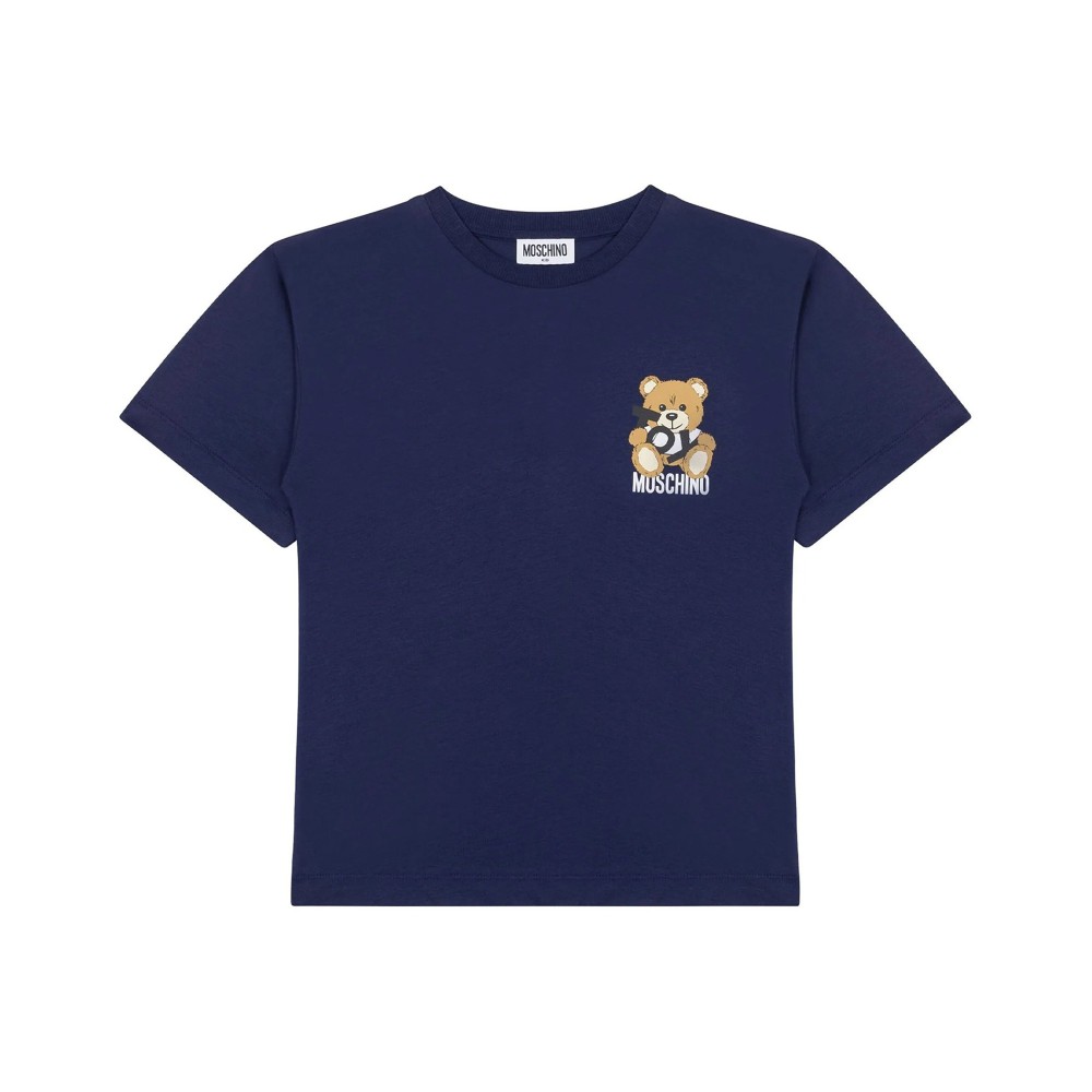 MOSCHINO T-shirt blu navy...