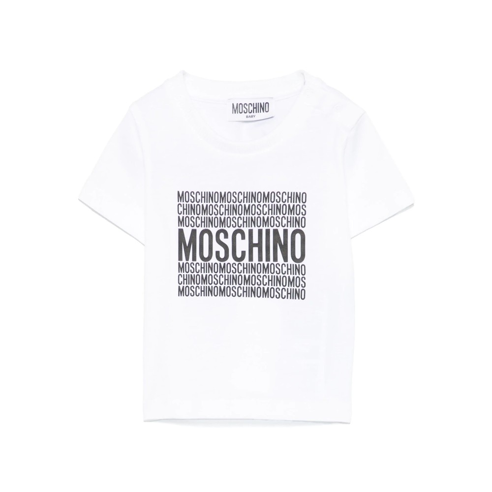 MOSCHINO T-shirt bianca con...