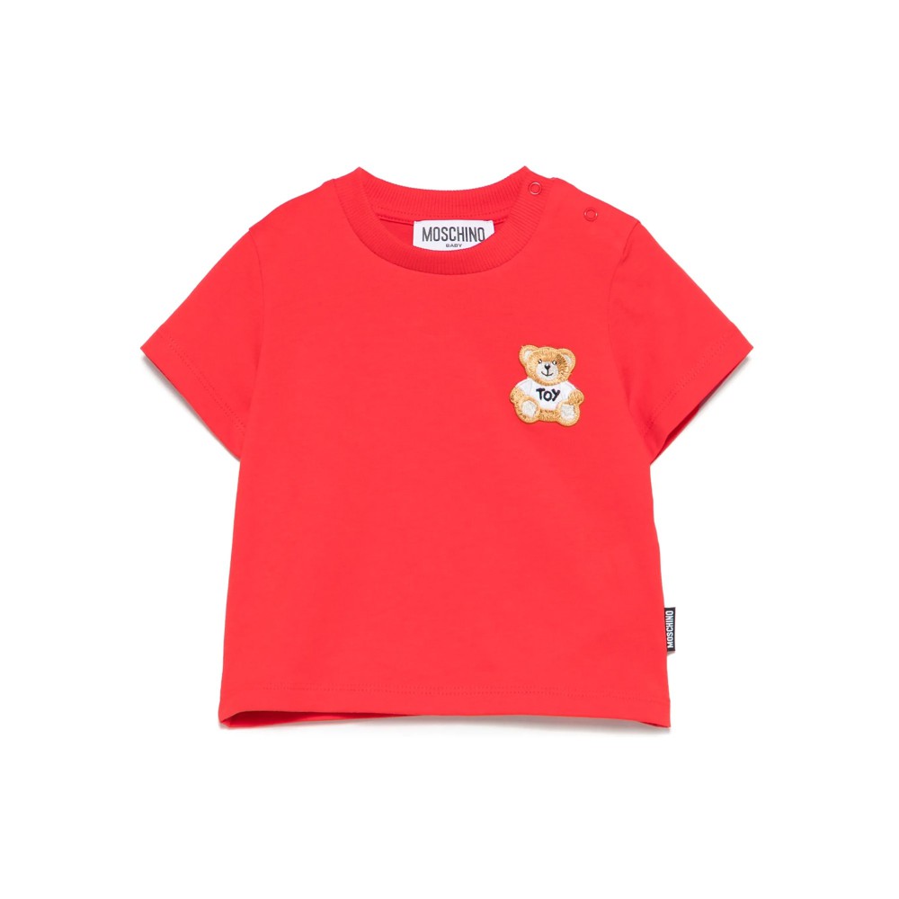 MOSCHINO T-shirt rossa con...