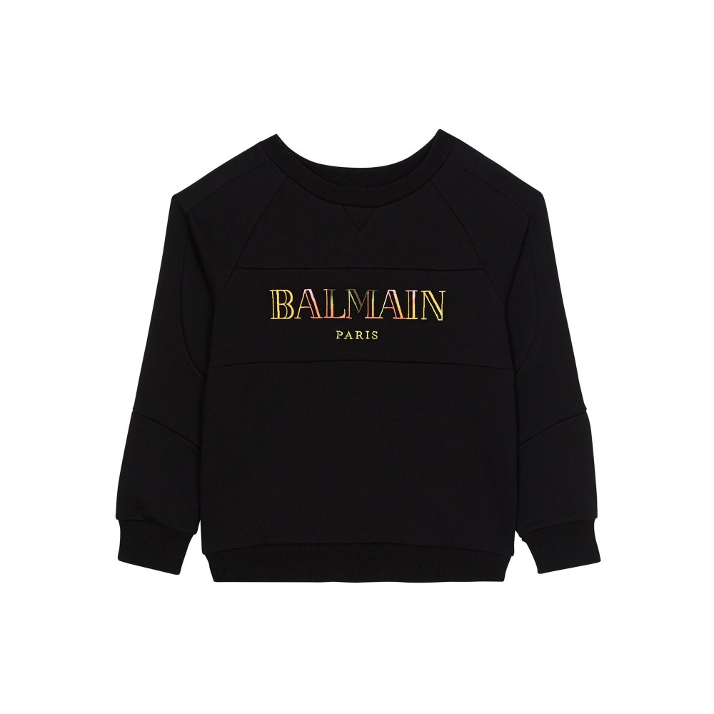 BALMAIN Felpa nera...