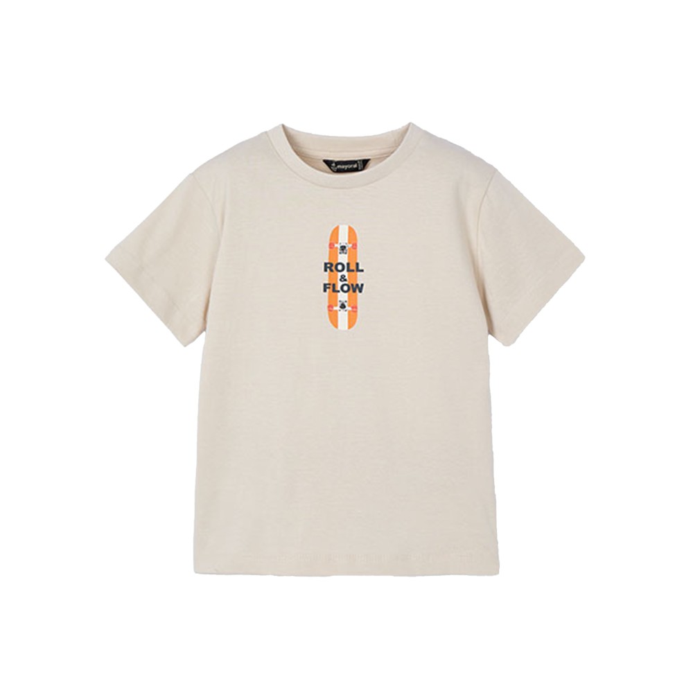 MAYORAL T-shirt beige con...