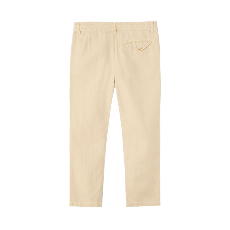 MAYORAL Pantaloni beige in lino con lacci bambino