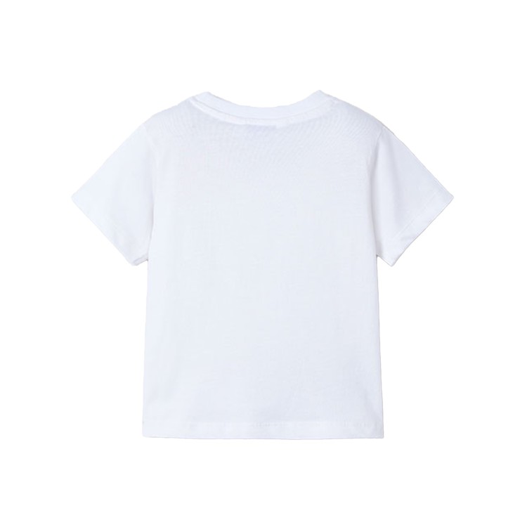 MAYORAL T-shirt bianca con stampa bambino