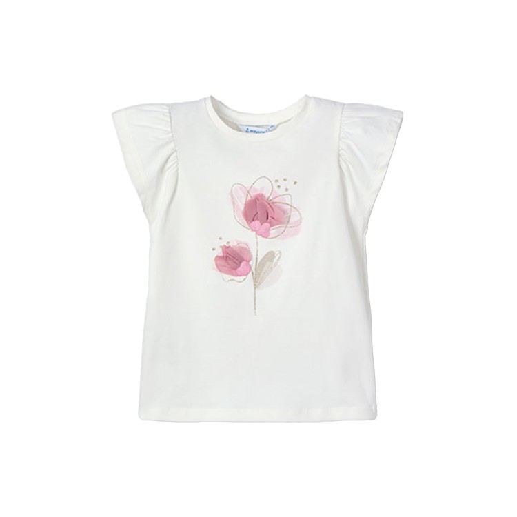 MAYORAL T-shirt con stampa frontale bambina