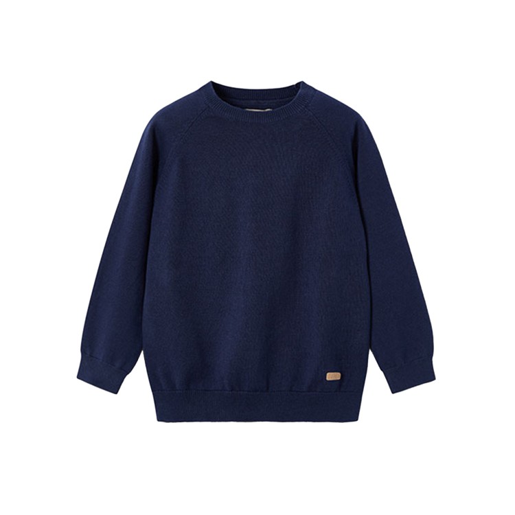 MAYORAL Maglione blu navy girocollo bambino