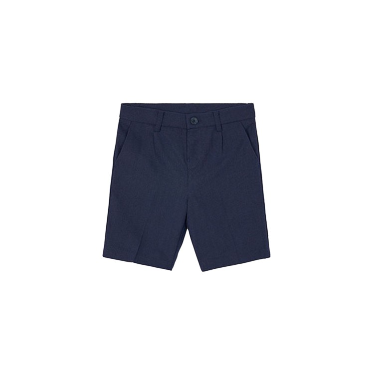 MAYORAL Shorts blu navy in lino bambino