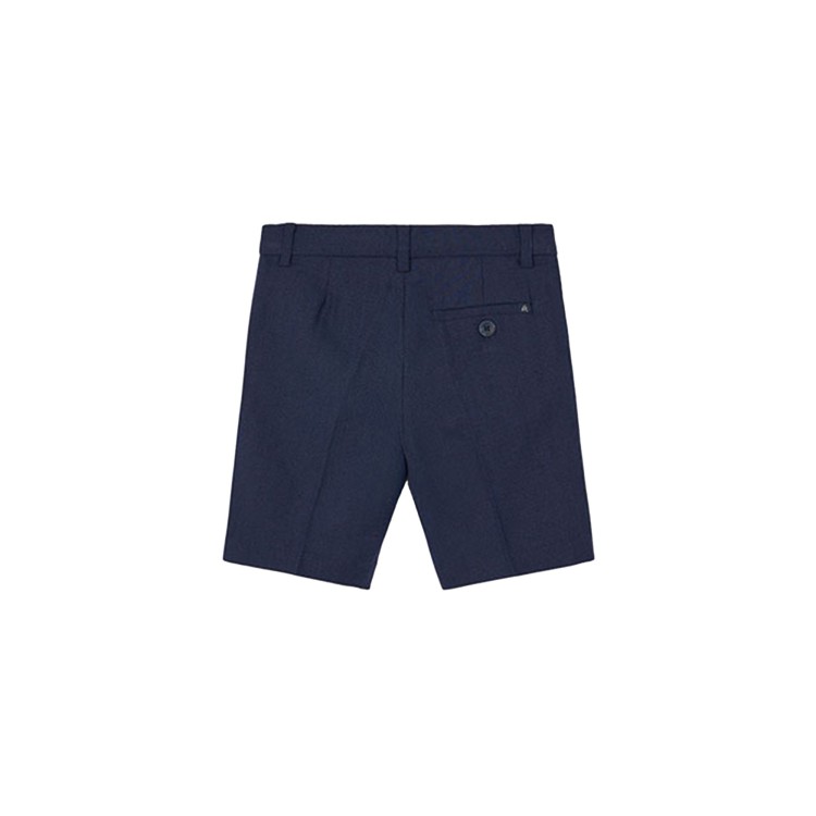 MAYORAL Shorts blu navy in lino bambino