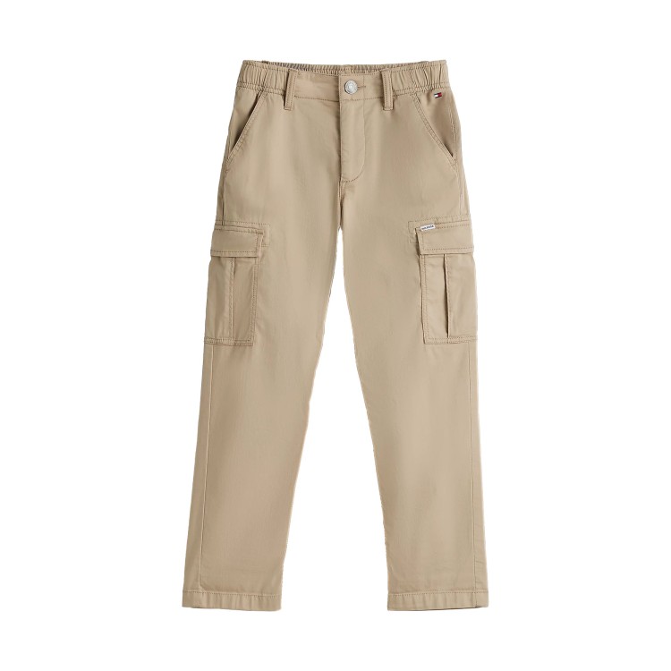 TOMMY HILFIGER Pantaloni sabbia cargo bambini