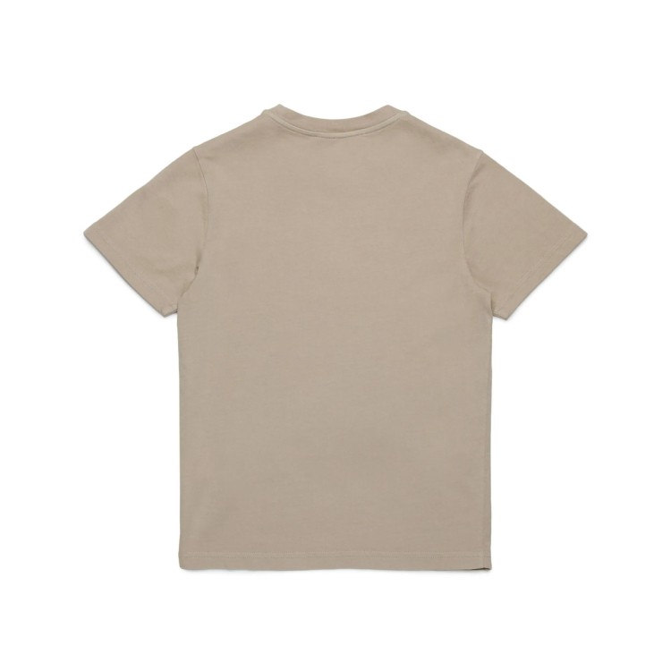 DSQUARED T-shirt tortora con stampa logo bambini