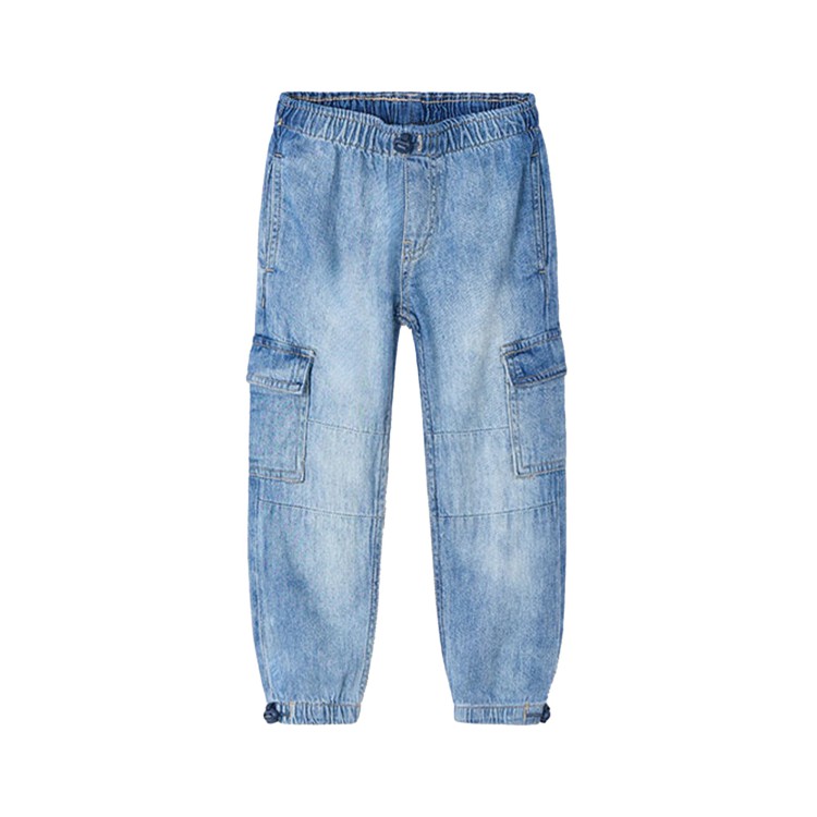 MAYORAL Jeans chiari slavati cargo parachute bambino