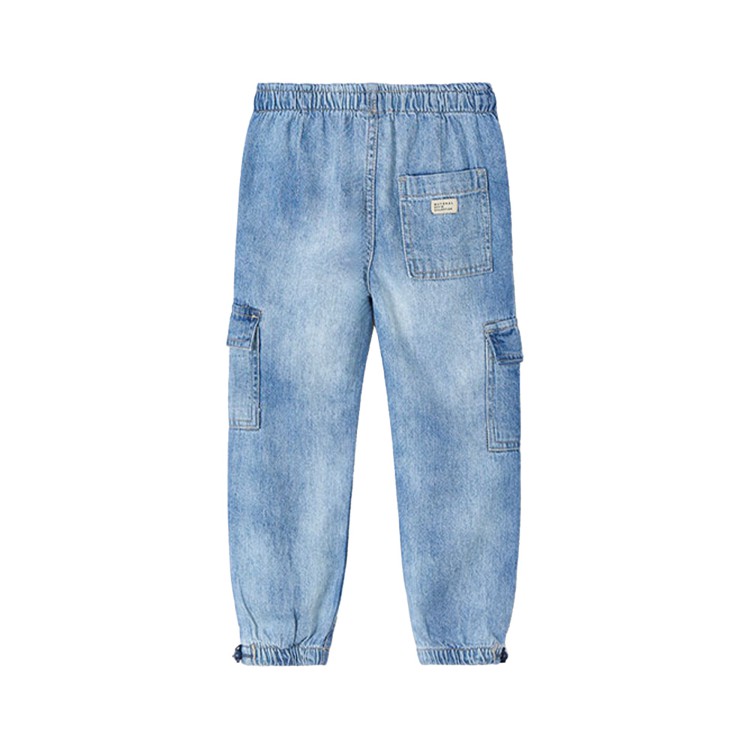 MAYORAL Jeans chiari slavati cargo parachute bambino