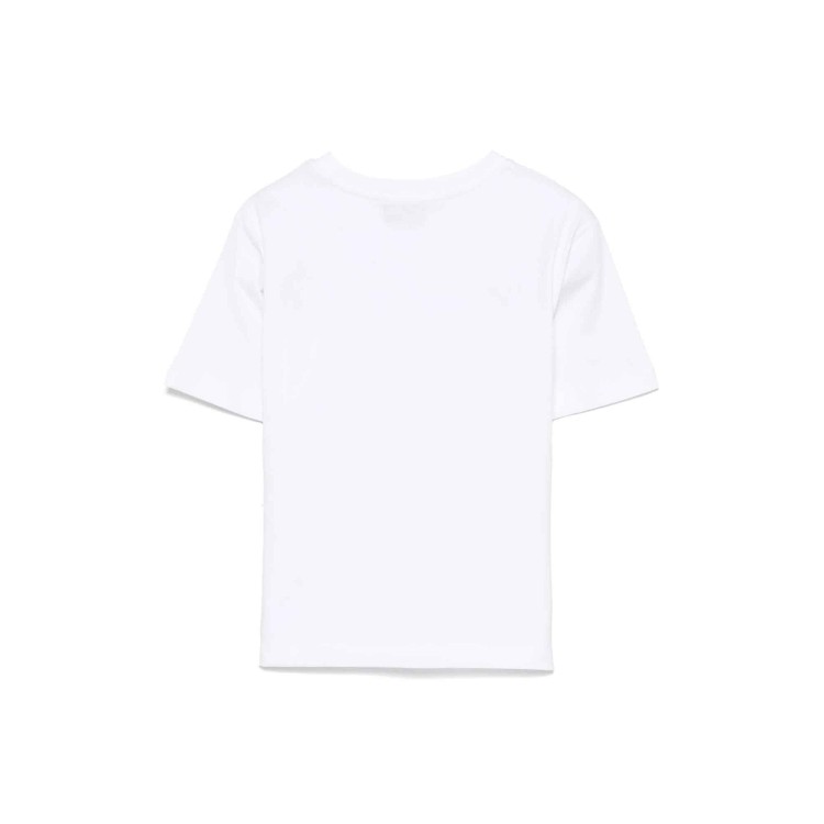 MOSCHINO T-shirt bianca con stampa bambini