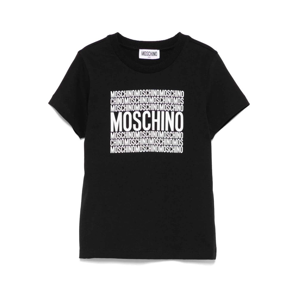 MOSCHINO T-shirt nera con...