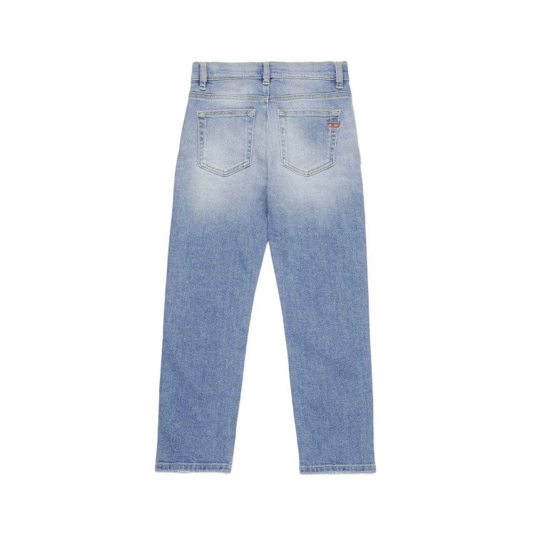 DIESEL Jeans dritti con dettagli strappati bambino