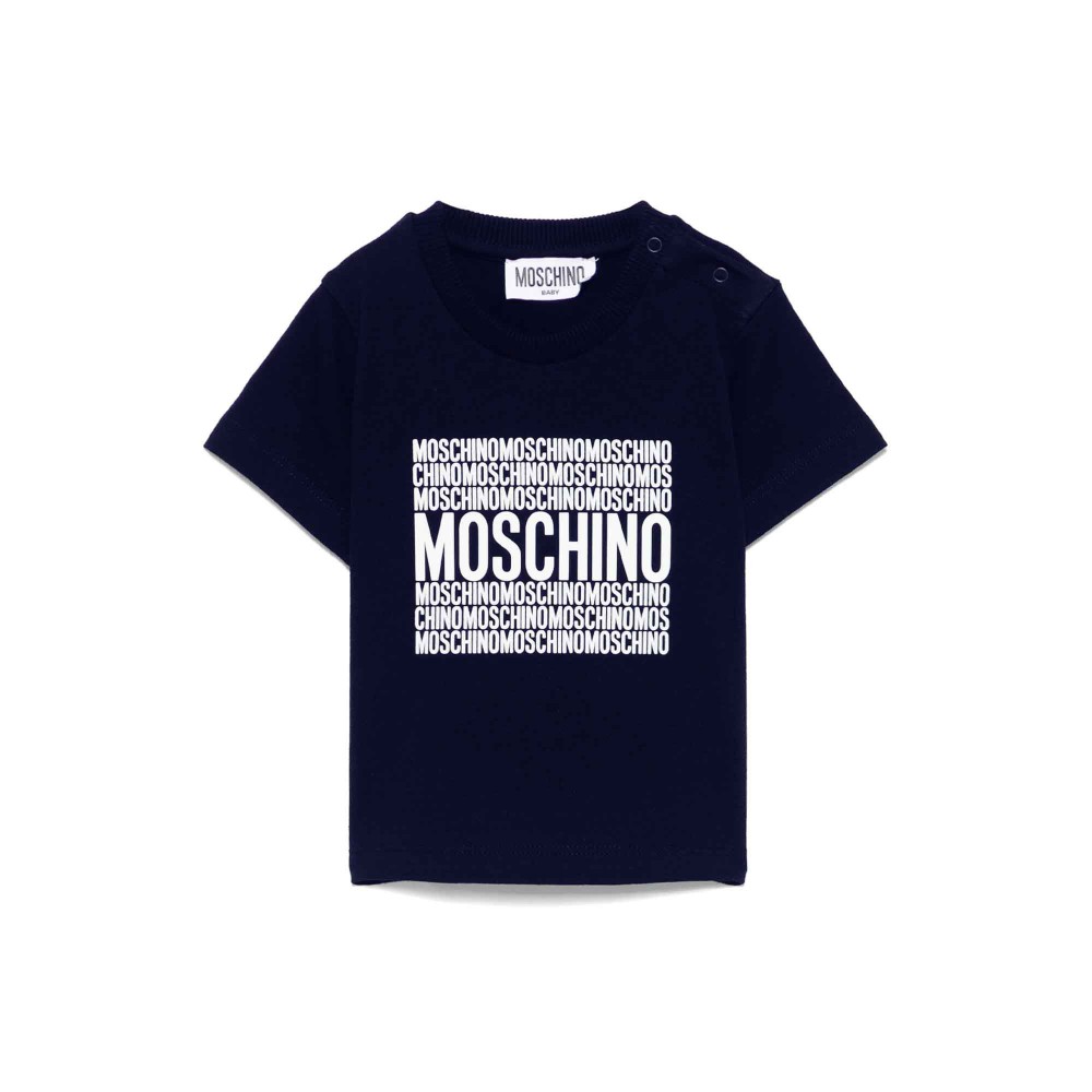 MOSCHINO T-shirt blu navy...