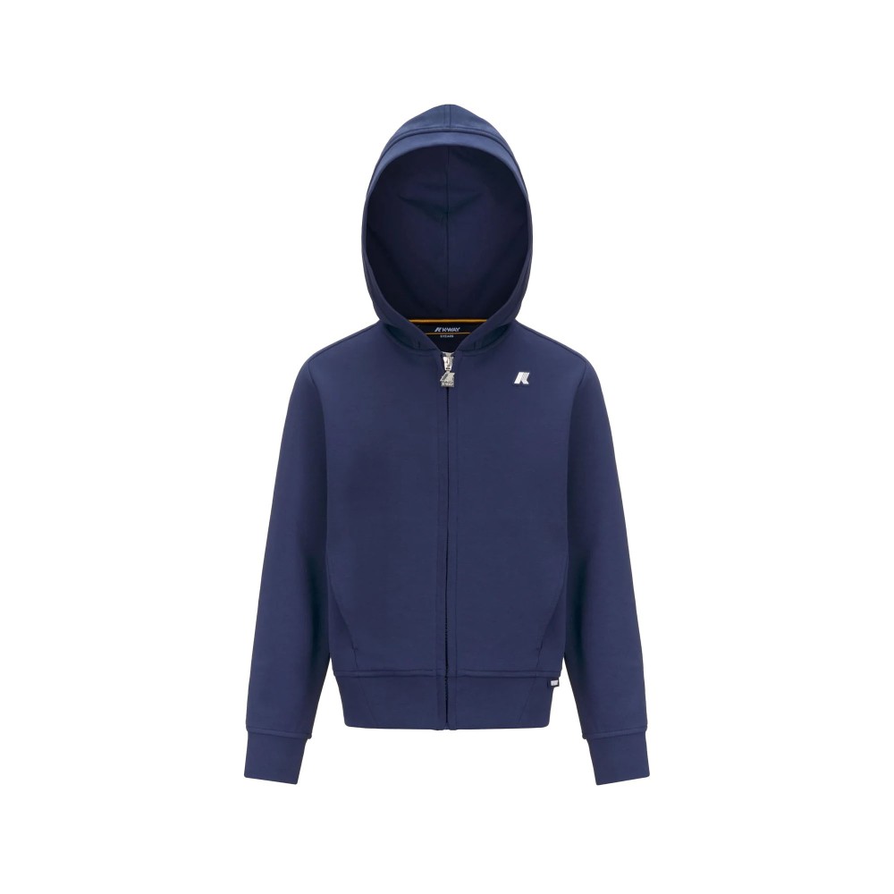 K-WAY Felpa blu full-zip...