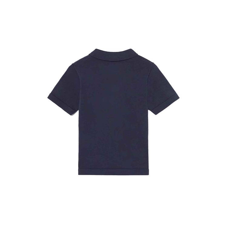 MAYORAL Polo blu navy a maniche corte neonato