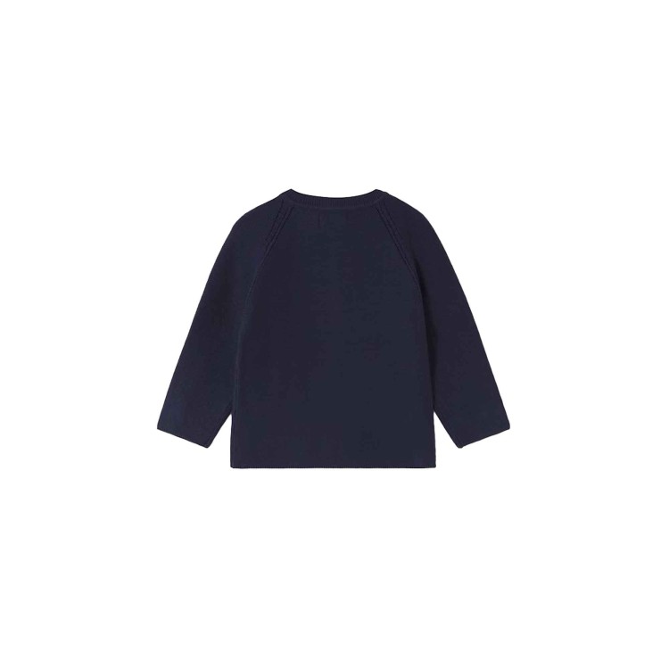 MAYORAL Cardigan blu navy in maglia neonato