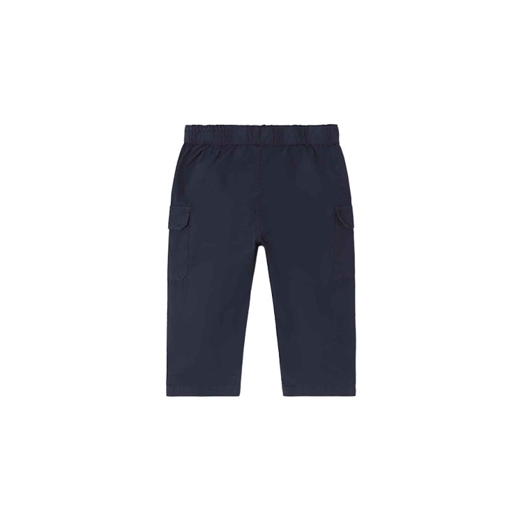 MAYORAL Pantaloni blu navy cargo neonato