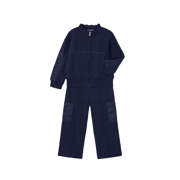 MAYORAL Tuta blu navy sportiva elasticizzata bambina