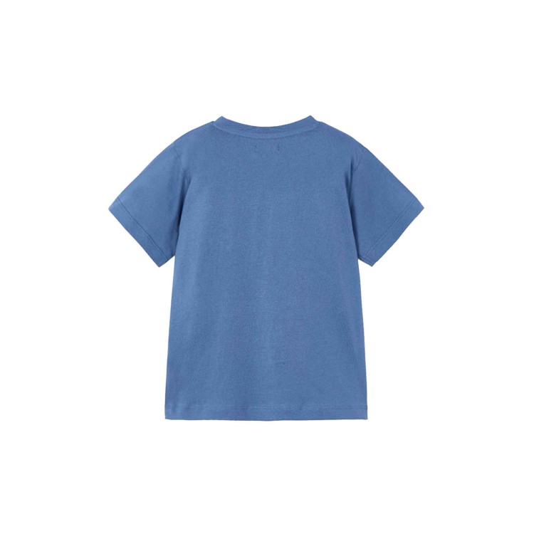 MAYORAL T-shirt azzurra con stampa in rilievo bambino