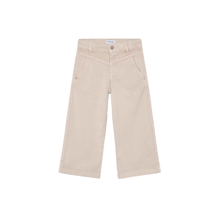 MAYORAL Pantaloni sabbia twill bambina