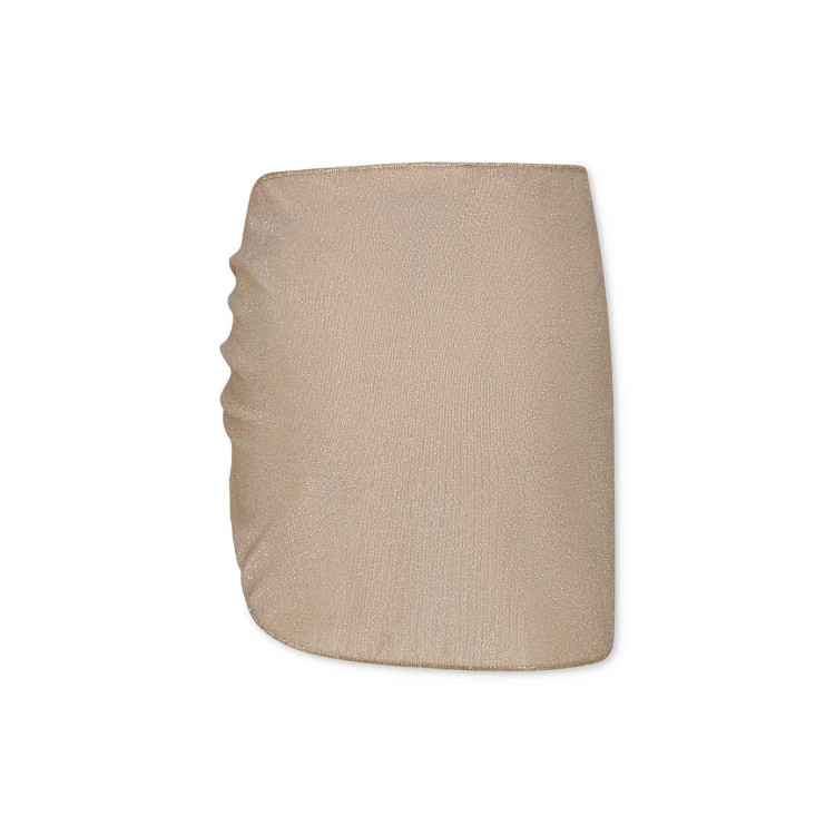 SAINT BARTH Copricostume beige lurex bambina