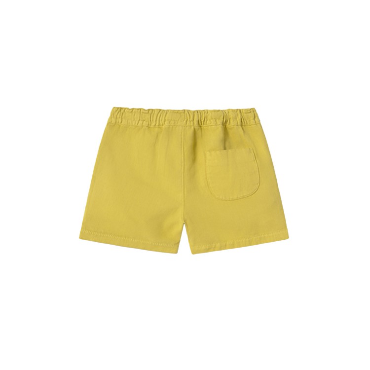 MAYORAL Shorts gialli in lino neonato