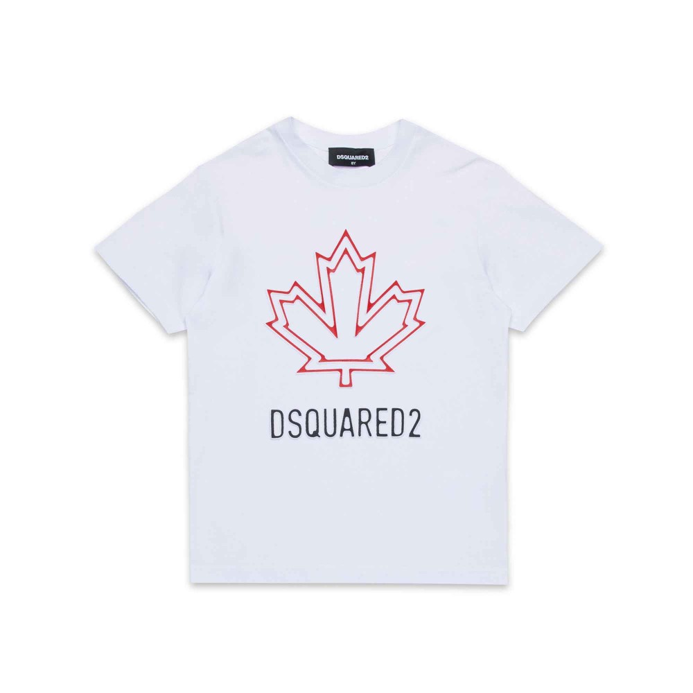 DSQUARED T-shirt bianca con...