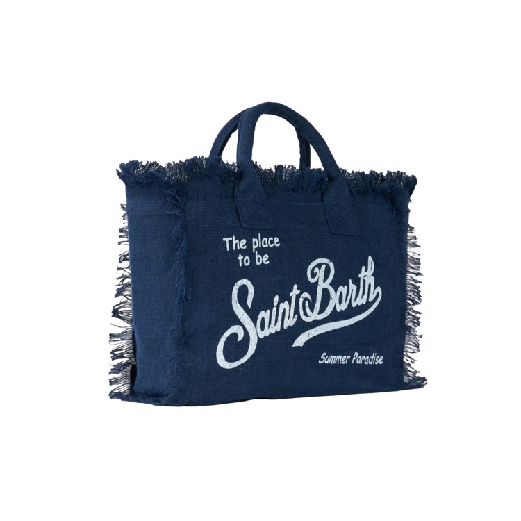 SAINT BARTH Borsa Colette blu navy bambina