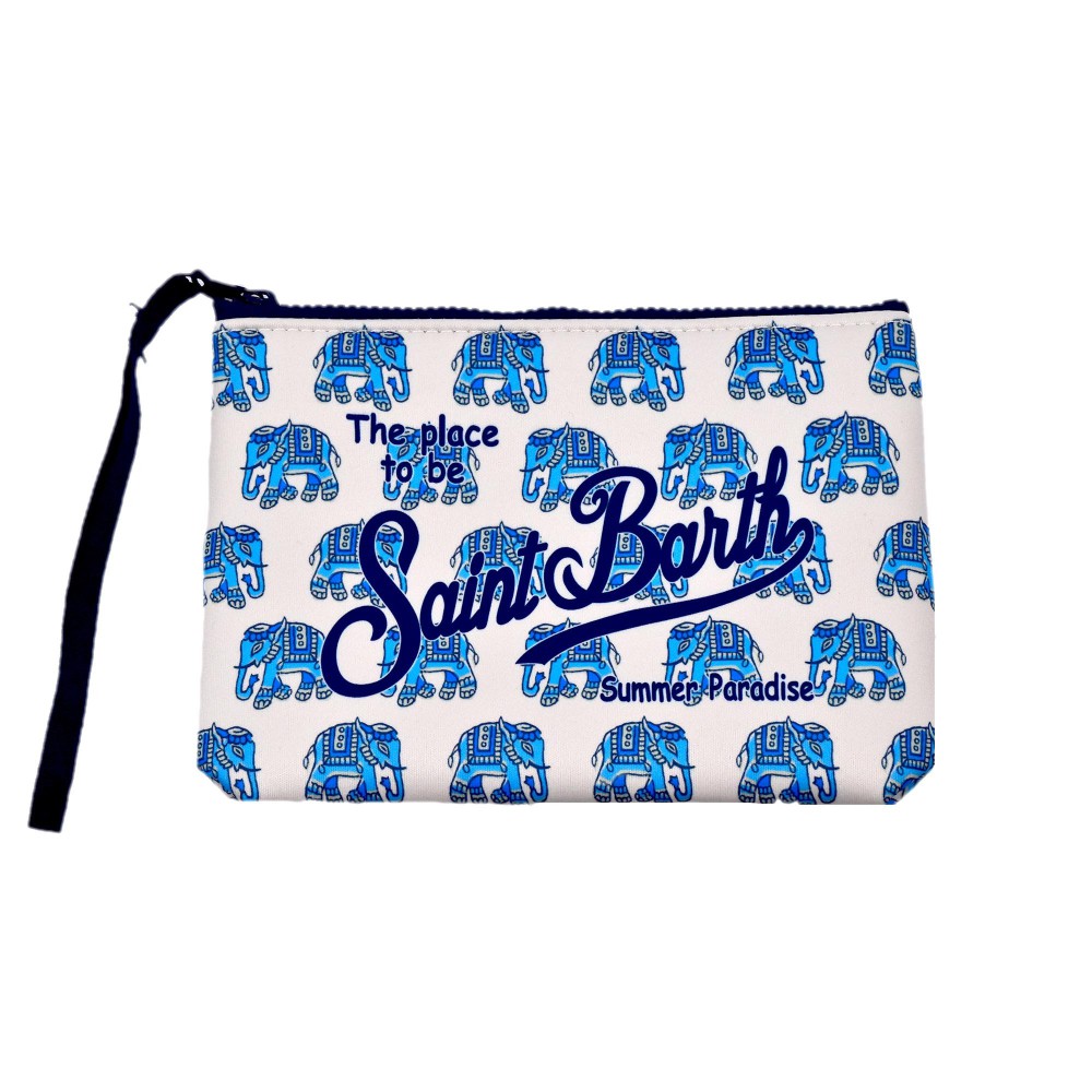 SAINT BARTH Pochette bianca...