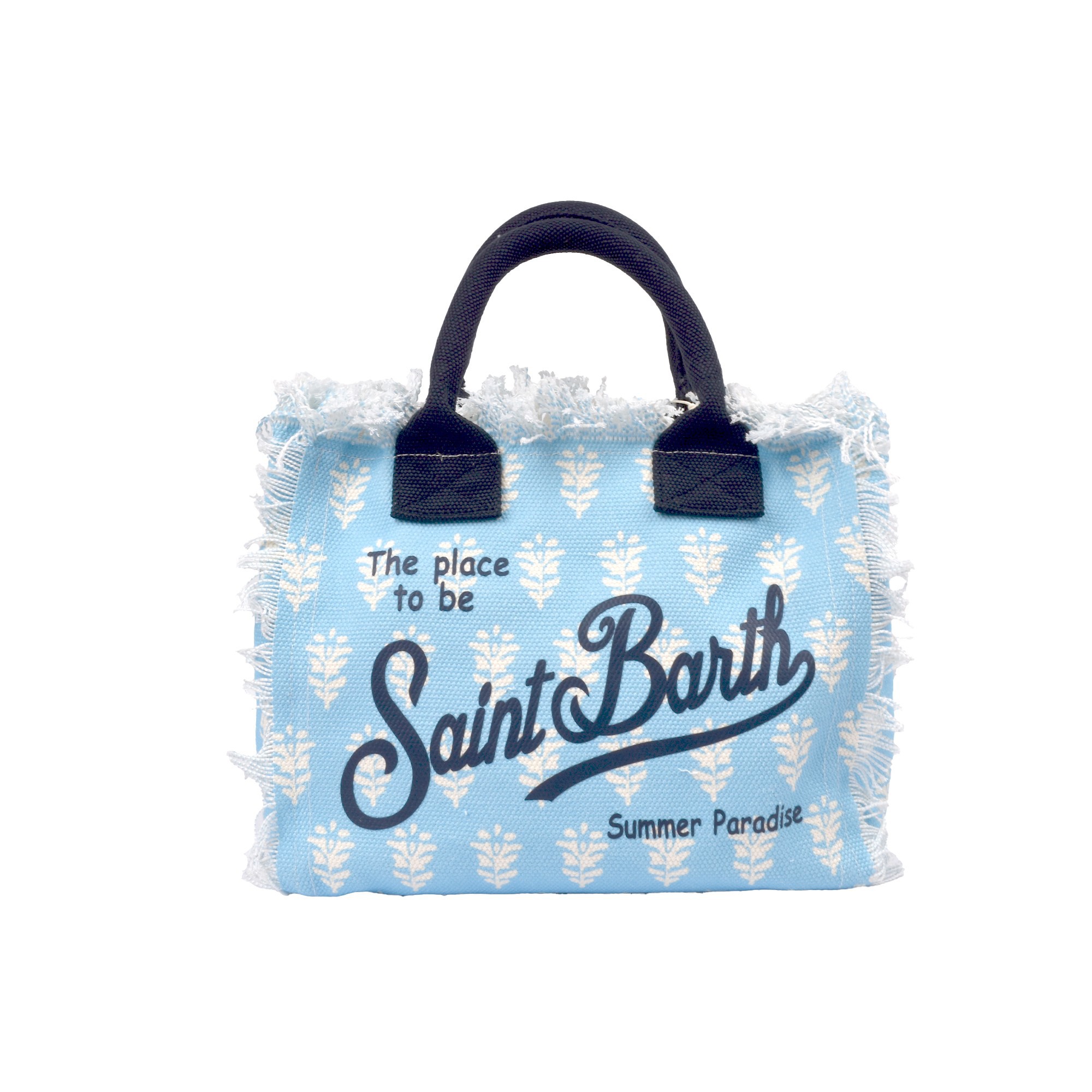 SAINT BARTH Borsa Colette azzurra boccioli bambina