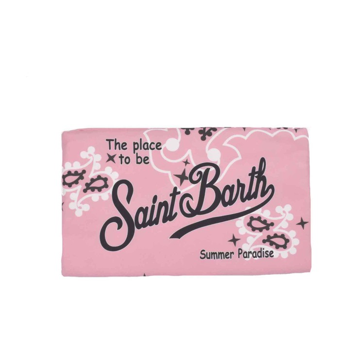 SAINT BARTH Telo mare bandana rosa bambini