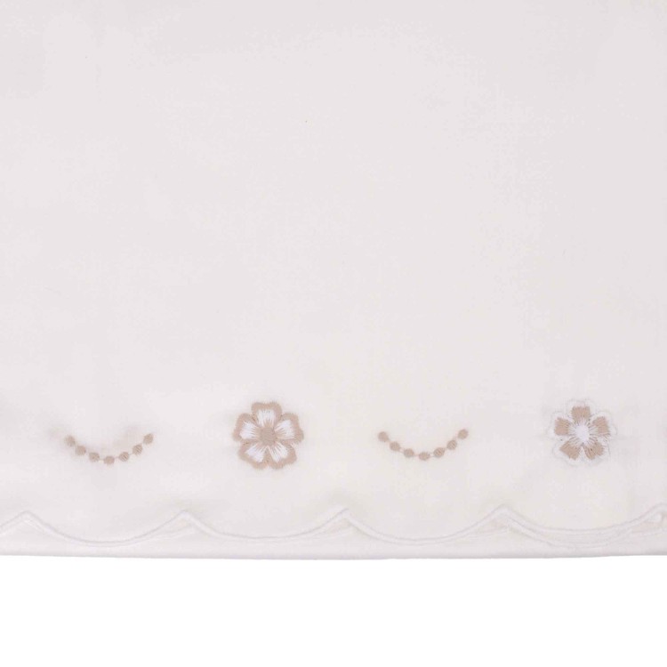 MARLU' Set lenzuolino con fiori sabbia neonati