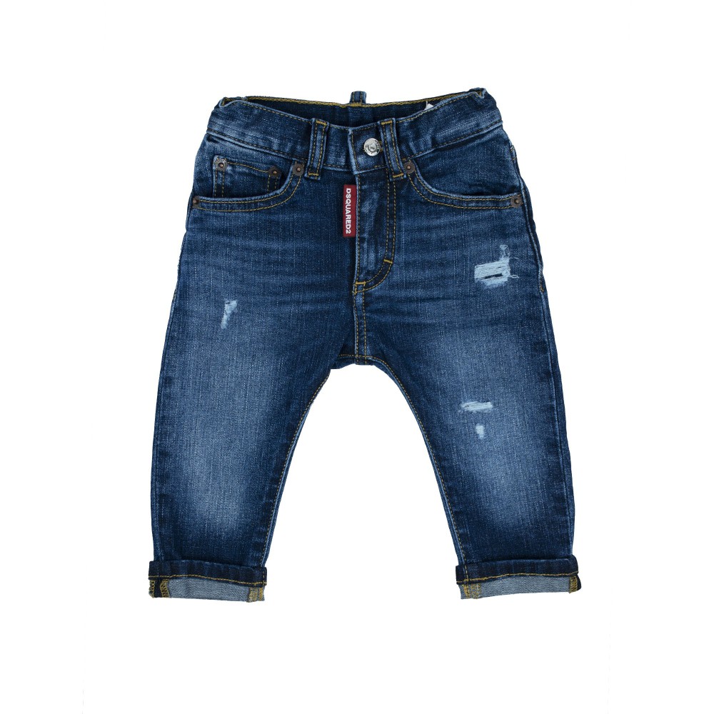 DSQUARED Jeans blu slavati...