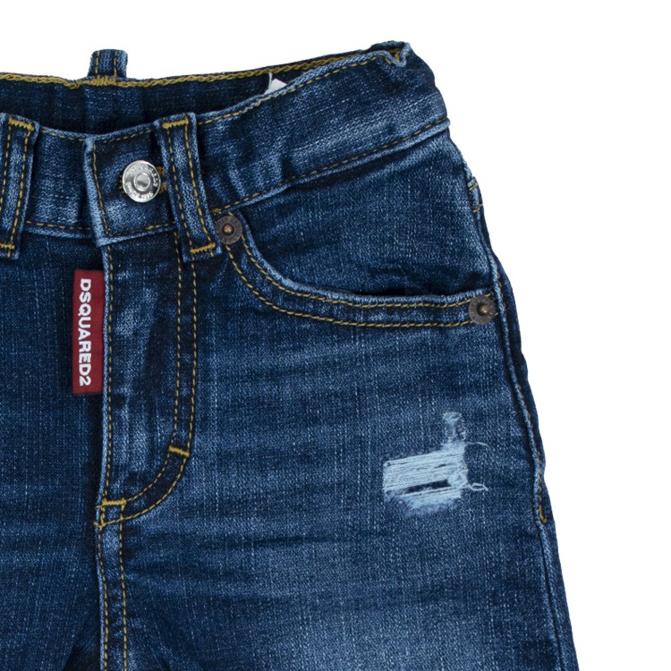 DSQUARED Jeans blu slavati neonato
